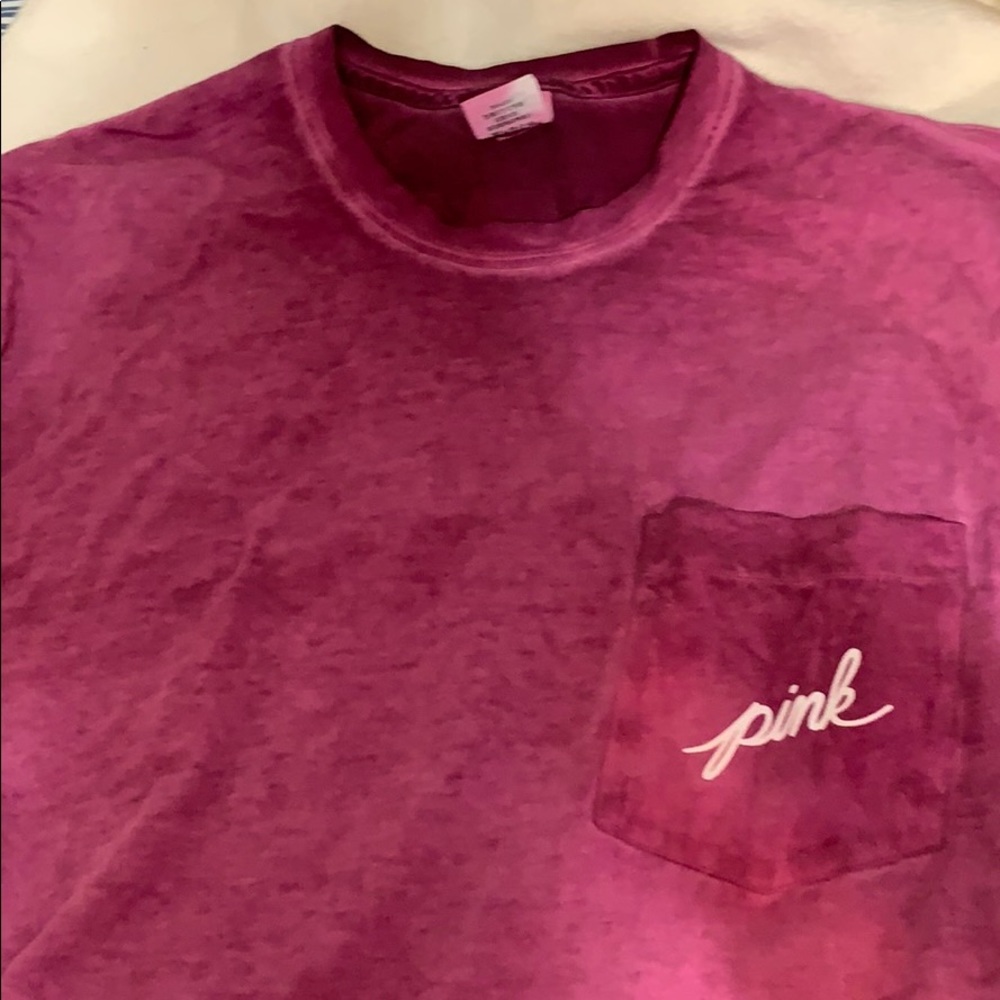 Pink long sleeve shirt